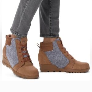 Sorel Evie Wedge Ankle Bootie